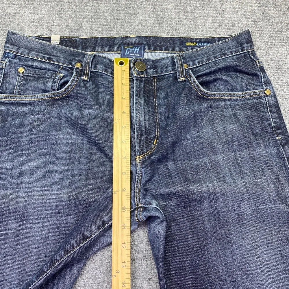 Citizens of Humanity Evans Straight Leg Jeans Mens 34 Dark Wash Blue Denim USA